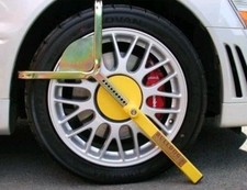 Bulldog Wheel Auto Car Clamp Lock CC100 Excellent Condition 2 Keys