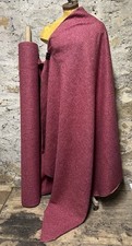 1 Metre Of Hemp Upholstery Fabric/ Raspberry Shade- 460gsm- Eco Compostable