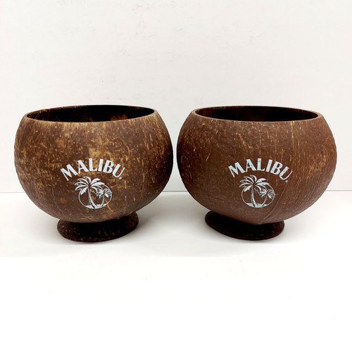 Malibu coconut shell cups - coconut,