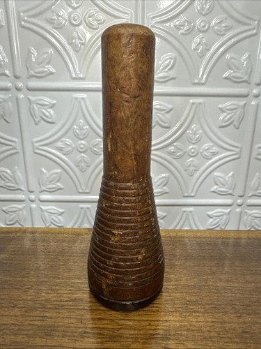 Vtg wooden textile - wooden,