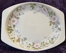J&G Meakin Studio “Damask Rose” Oval Serving Platter – English Ironstone