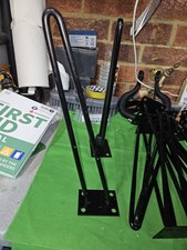 16 X HAIRPIN TABLE LEGS  ANGLED 11INCH HIGH 6mm Thick