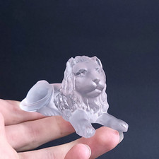 Art Glass Crystal Lion Art