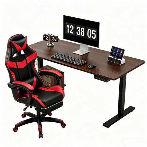 Electric gaming desk - gaming, desk/gaming