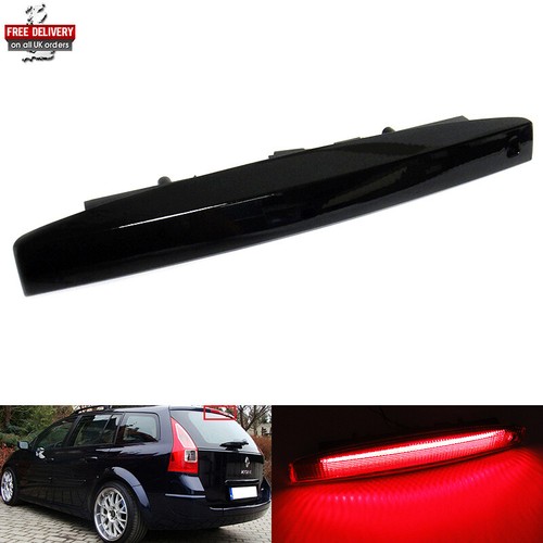 Black lens led rear third - black,