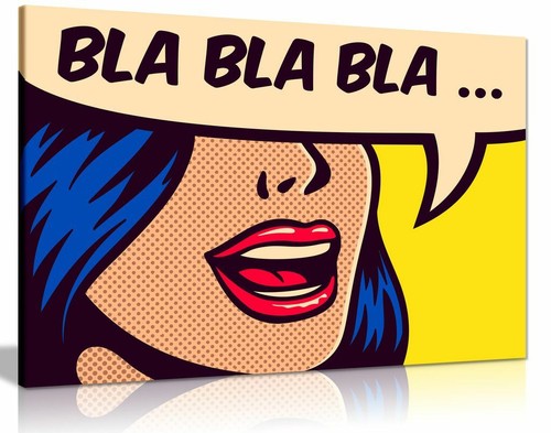 Modern pop art - bla, bla