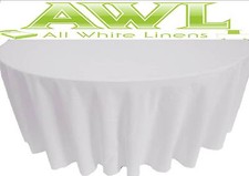 PLAIN WHITE ROUND TABLE