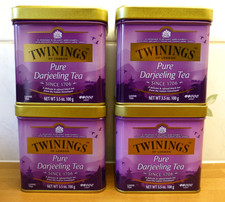 4 Twinings tea tins