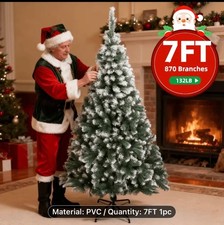 1pc 7-foot spray-painted white