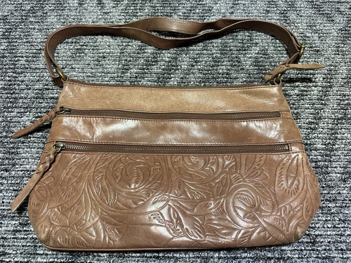 The sak brown leather - brown, teak