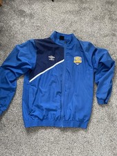 panjab national team vintage blue umbro football training top