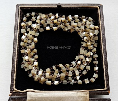 Antique mother pearl long - antique,