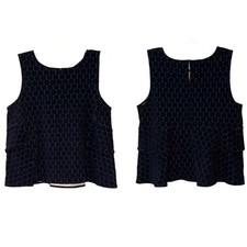 ANN TAYLOR Black + Silver