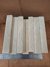 7Pcs Ash Offcut Wood 155 x 23 x 110 - 80mm 2,62Kg for Woodworking Wood Project