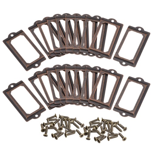Metal label holders 70x33mm - label,