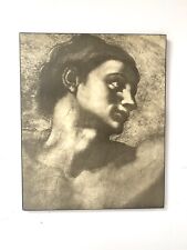 Original Mid Century Vintage Michelangelo 1970’s Athena Block Board Print /1358