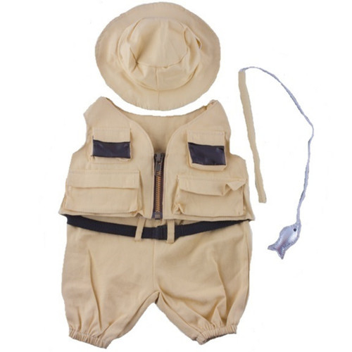 Teddy bear clothes fisherman - bear,