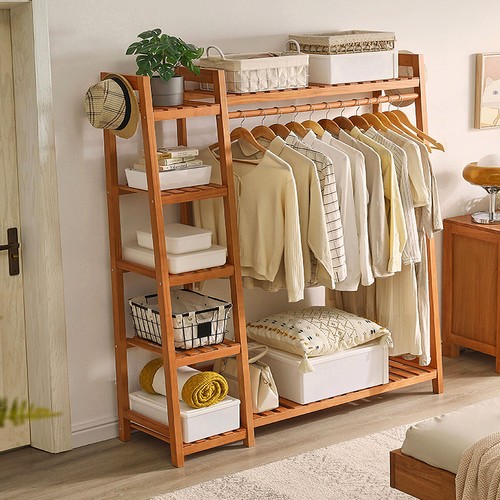 Heavy duty wooden clothes rail - clothes,