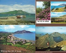 Isle of Arran Scotland Postcards Set of 4 - 1980s Vintage Scenic Views Unposted