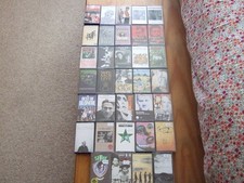 34 X ROCK/POP 1980'S/90'S CASSETTE TAPES CURE/SMITHS/CLASH ETC.
