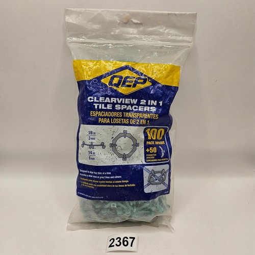Qep 4 clearview 2 in - qep, 1/8"