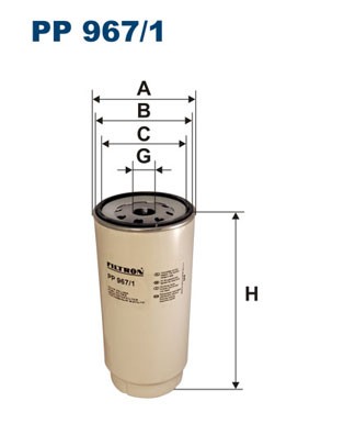 Fits filtron 967 fuel - filtron,