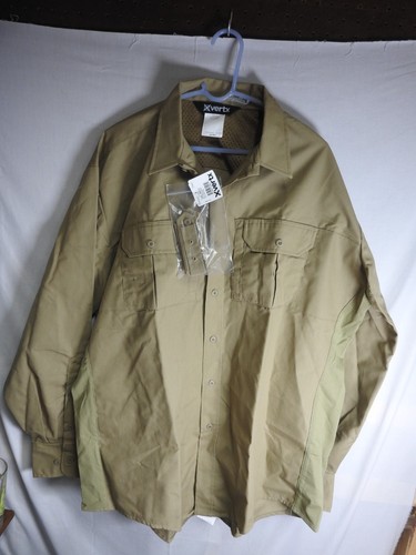 Vertx shirt mens beige tan - vertx,