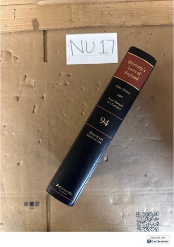 Halsbury laws england 5th - laws,