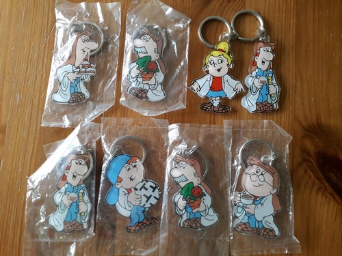 Tetley tea folk keychains 8 - folk, x