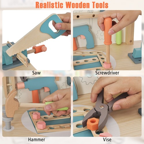 Kids workbench toy large - workbench,