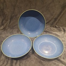 3 x Denby Metz Green & Blue