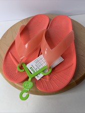 NEW Crocs Splash Glossy Flip