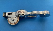 Vintage 1960 Chrome Dymo-Mite Tapewriter Model M-22. Works Mini.  Works Escort.