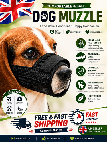 Dog muzzle breathable - dog,