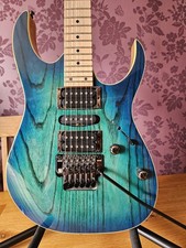 Ibanez RG370AHMZ Electric Guitar- Blue Moon Burst -lightly used - North Somerset