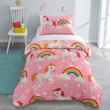 Kids Unicorn Bedding Set with