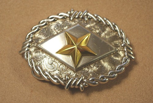 Belt buckle texas star - star, western