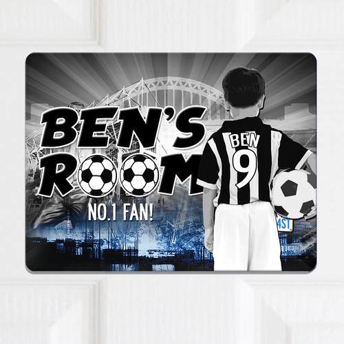 Personalised newcastle door - personalised,