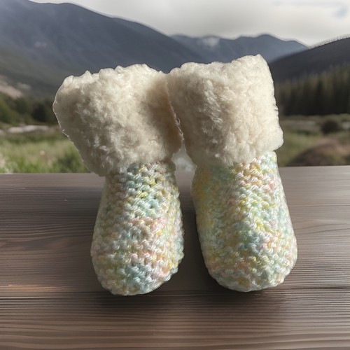 Hand knitted with love baby - hand,