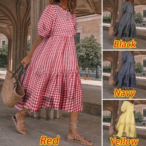 Womens boho midi dress - womens,