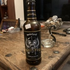 Empty Motorhead Beer Bottle, Rock Lemmy Road Crew American pale Ale