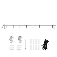 Uimoso Pool Cover Reel Aluminum Solar Cover Reel for Above Ground Pools 20 ft