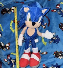 Toy Network Sonic The Hedgehog 21”  Sonic X Sega Official Plush Soft Toy RARE 