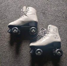 No Fear White Leather Roller