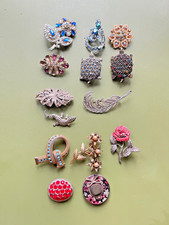 Lot Vintage Rhinestone