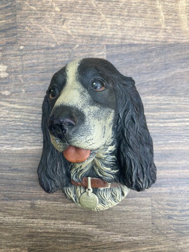 Bossons chalkware spaniel dog - spaniel,