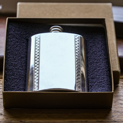 Vintage hip flask sheffield - vintage,
