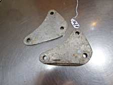 CAFE RACER ALLOY ENGINE PLATES VINTAGE UNKNOWN? TRITON BSA NORTON NOT SURE??