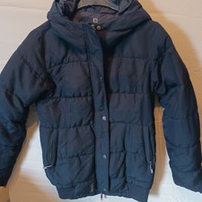 Bench M Jacket Black Padded Men’s Zip Up Casual Warm Coat VGC