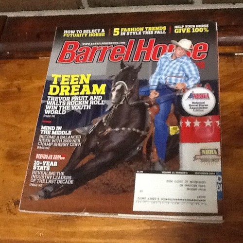 Barrel horse magazine back - barrel,